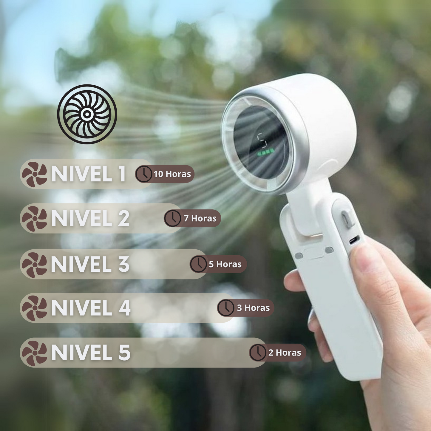 AirzyTurbo™ – Ventilador Turbo de Mano + Correa de Regalo
