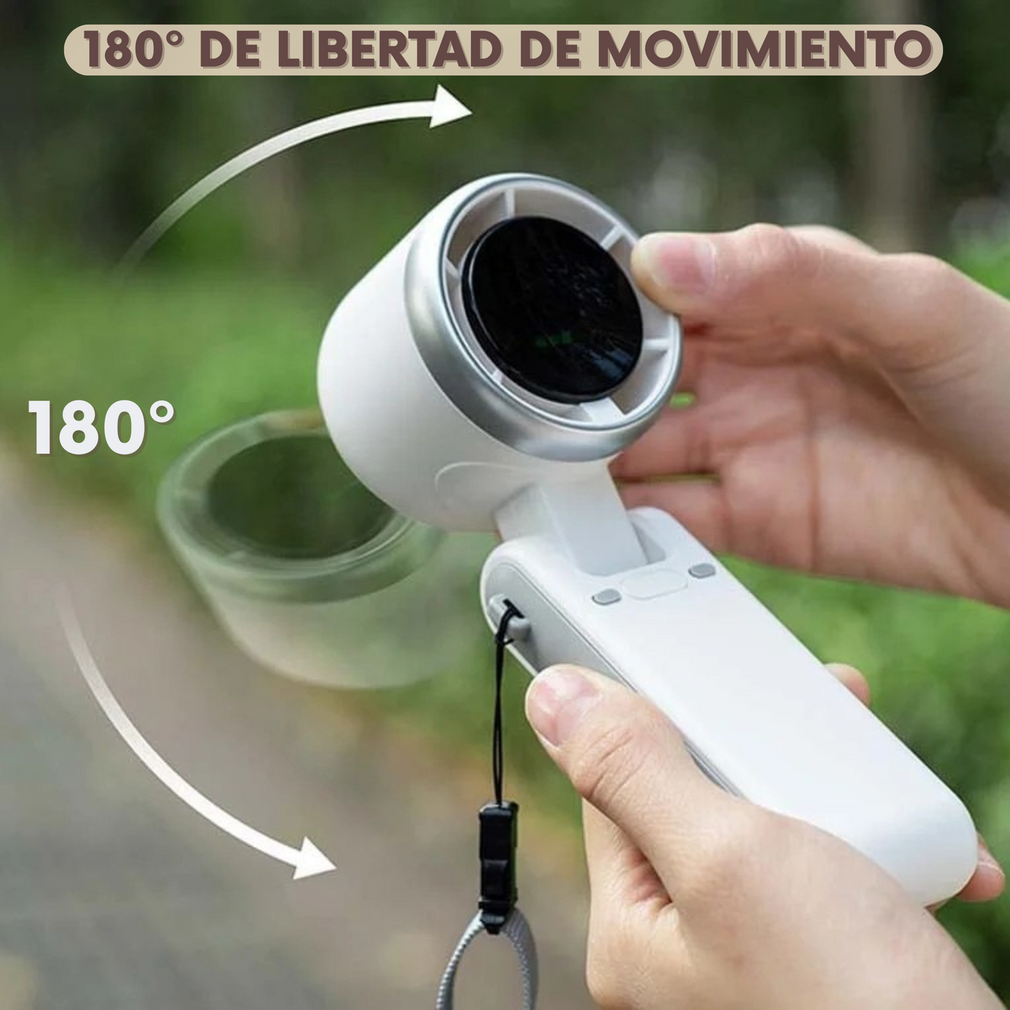 AirzyTurbo™ – Ventilador Turbo de Mano + Correa de Regalo